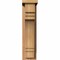 Ekena Millwork Pescadero Smooth Corbel w/Backplate, Western Red Cedar, 5 1/2"W x 10"D x 22"H COR06X10X22PEC01SWR - alternate 4